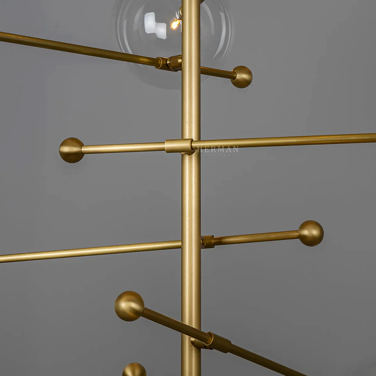 RD15 12-Light Modern Brass Chandelier 55.12" - Image 19