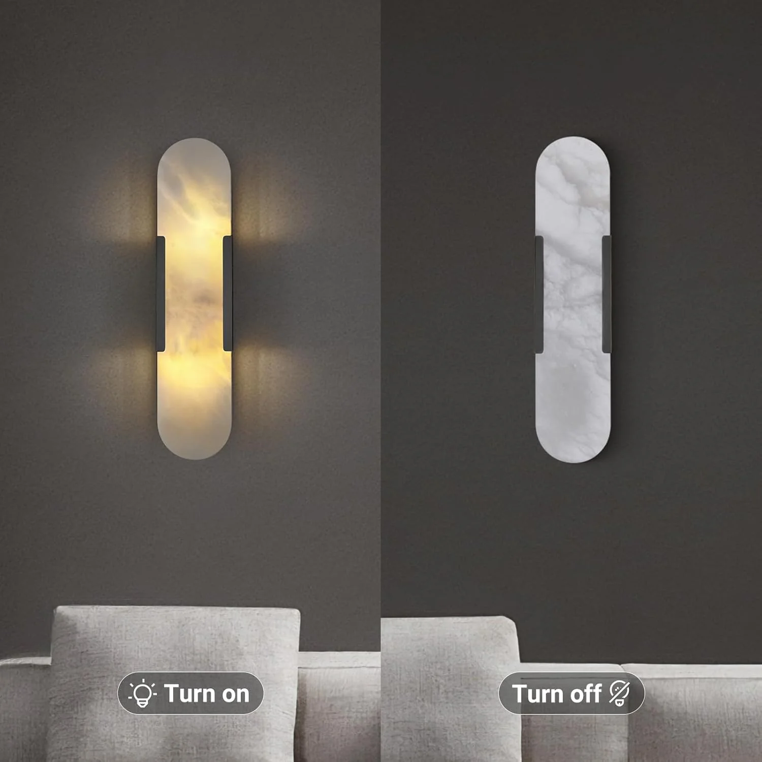 Trinidad Alabaster Wall Sconces 14" 20" - Image 17