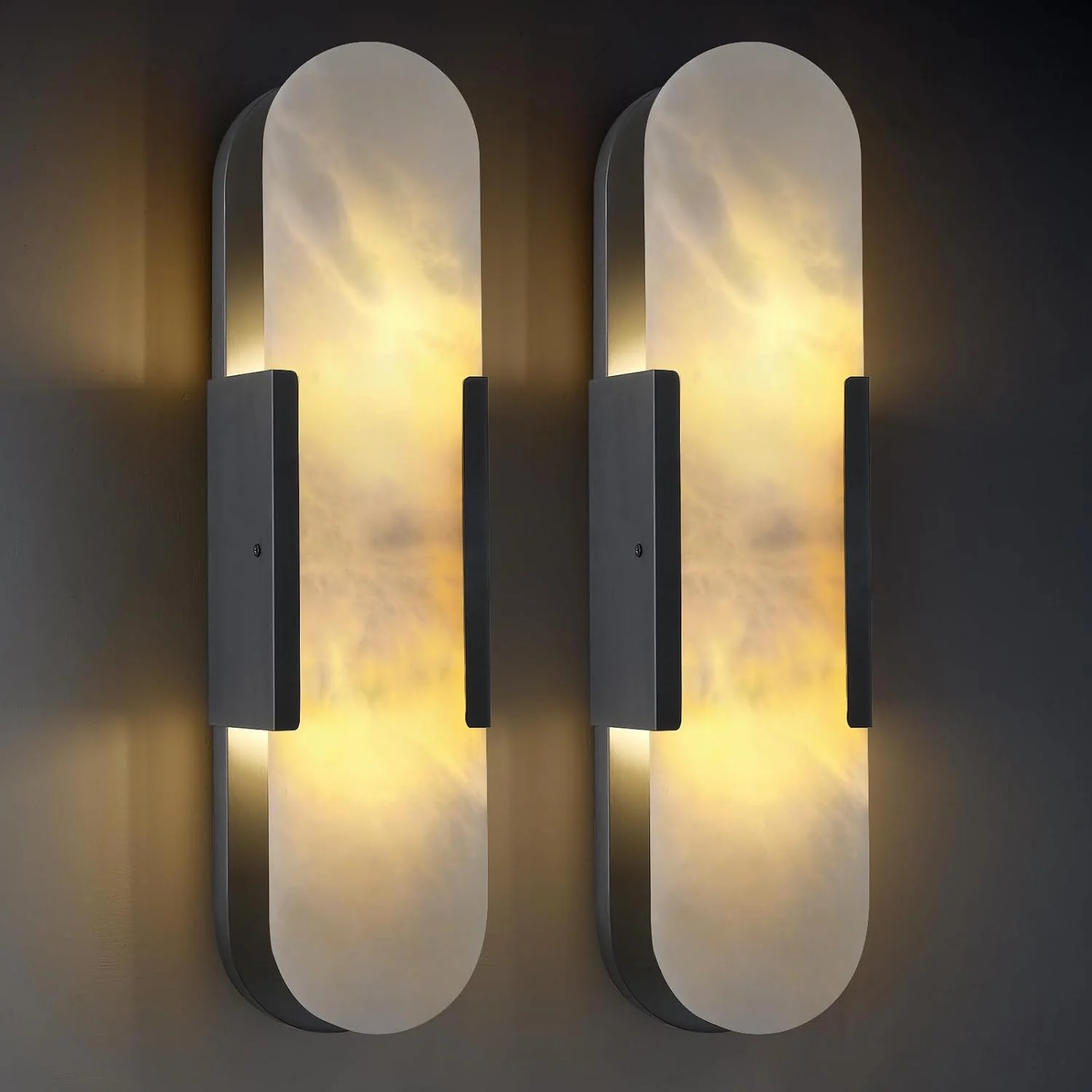 Trinidad Alabaster Wall Sconces 14" 20" - Image 23