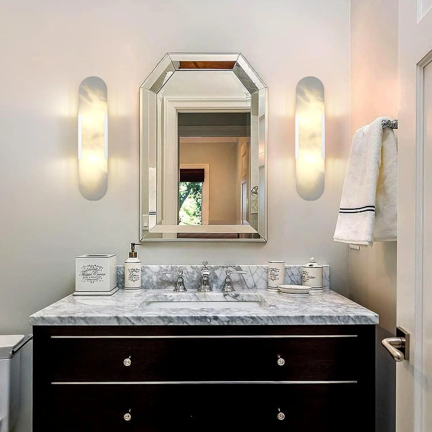 Trinidad Alabaster Wall Sconces 14" 20" - Image 35