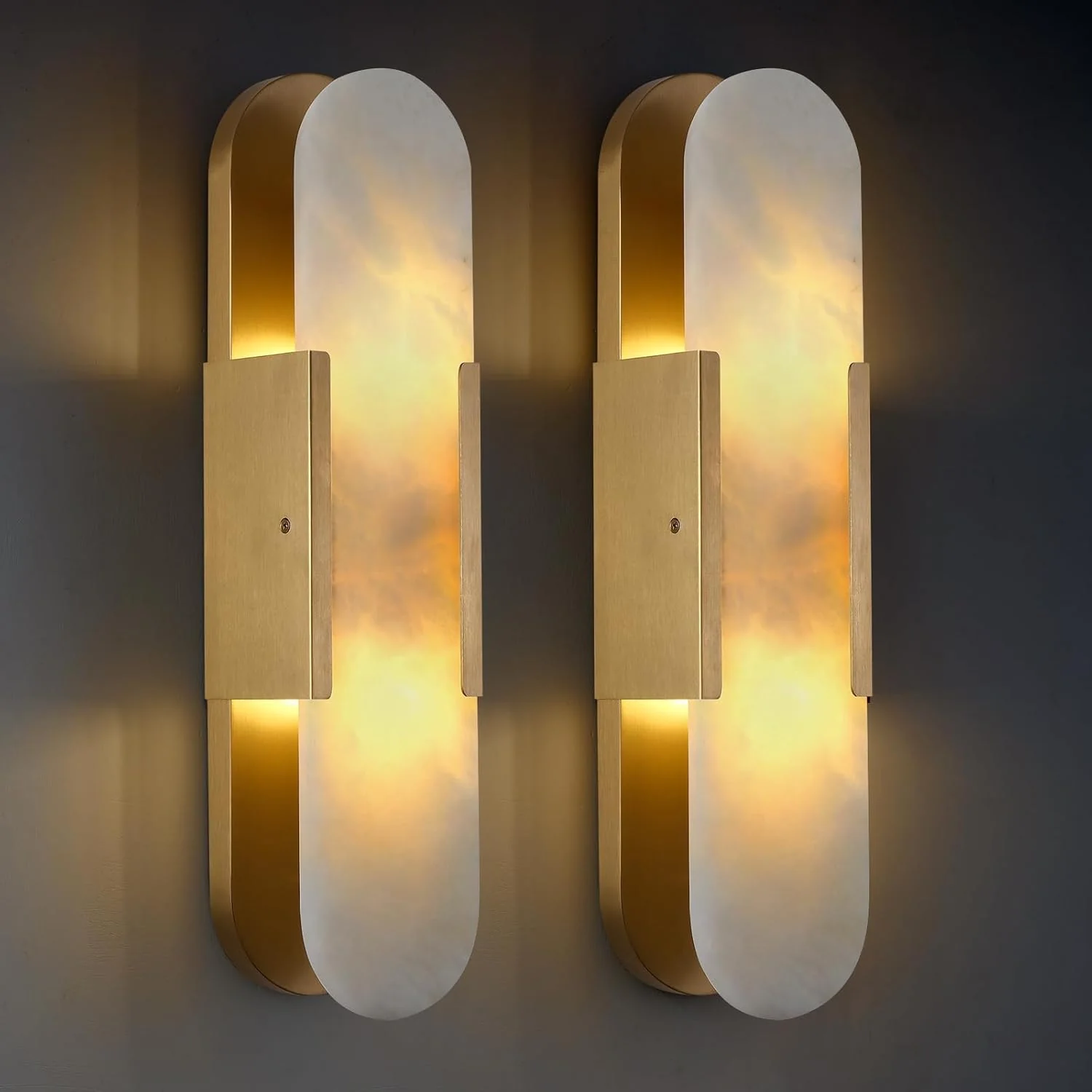 Trinidad Alabaster Wall Sconces 14" 20" - Image 36