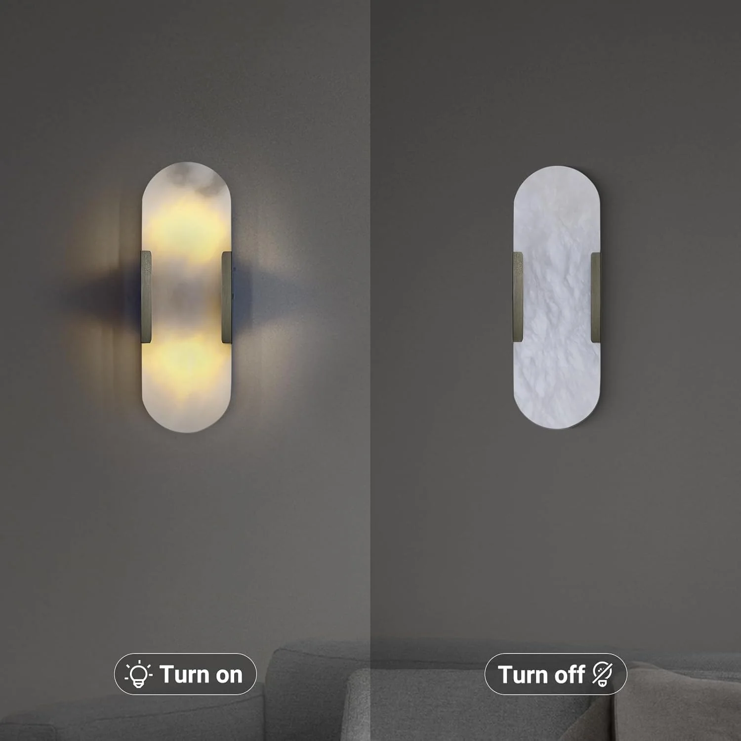 Trinidad Alabaster Wall Sconces 14" 20" - Image 9