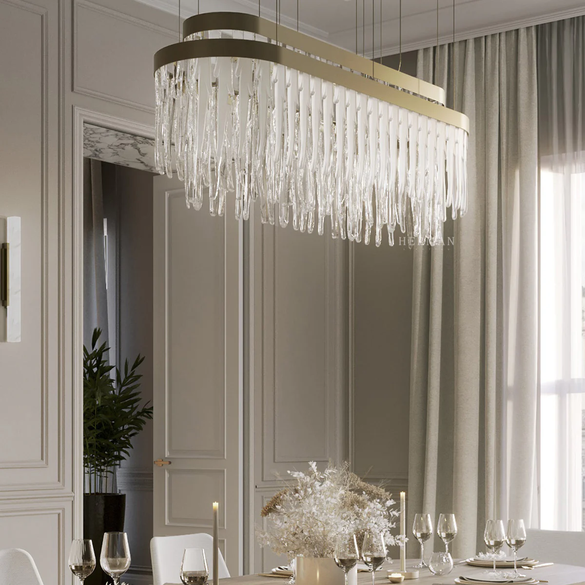 Babel Snooker 20 Light Suspension Modern Chandelier - Image 3
