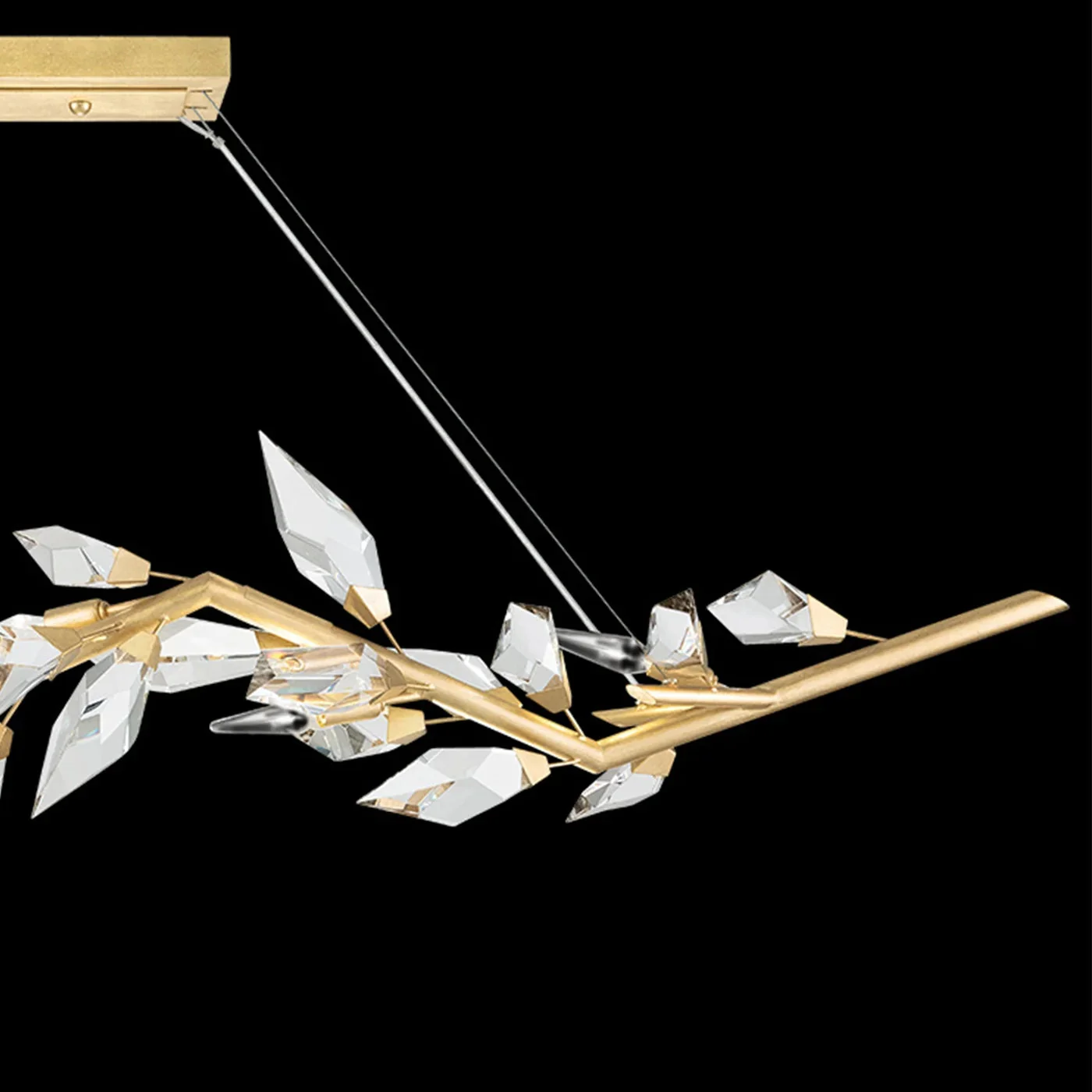 Addison 63.5“ Linear Crystal Chandelier - Image 3