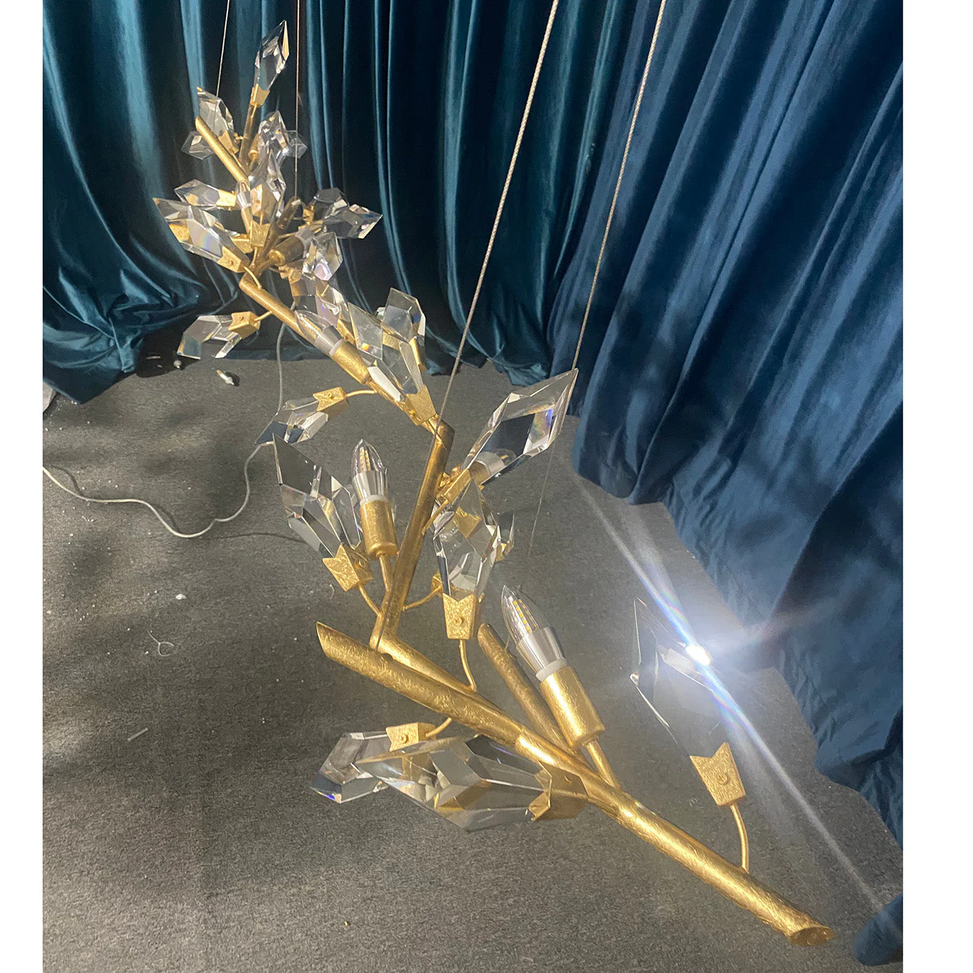 Addison 72" Linear Crystal chandelier - Image 3