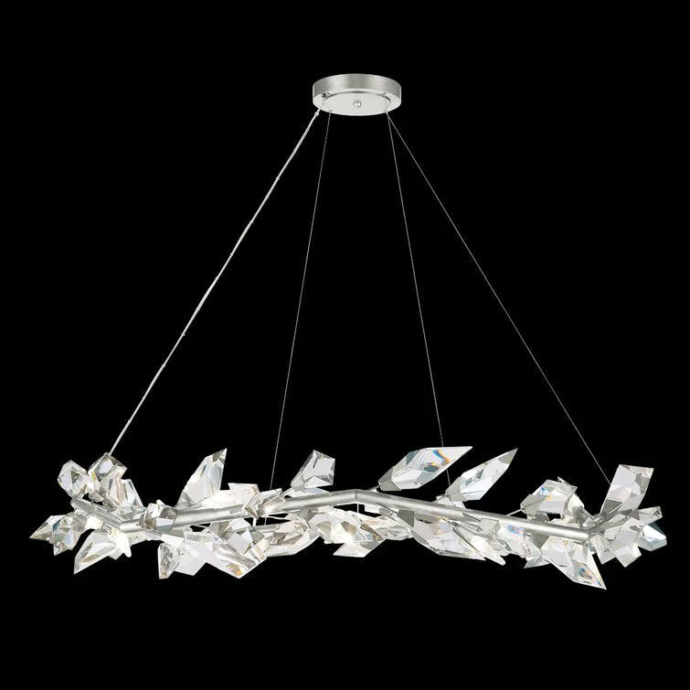 Addison 55"  Round Crystal Chandelier - Image 3