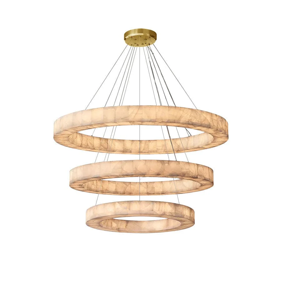 3-Tier Round Marble Chandelier - Image 2