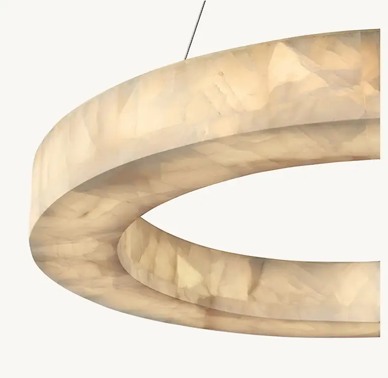 3-Tier Round Marble Chandelier - Image 6