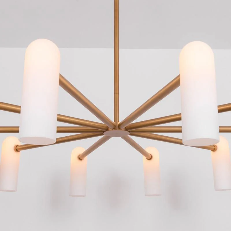 Odyssey Round Modern Brass Chandelier - Image 12