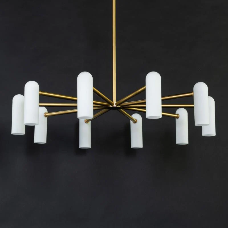 Odyssey Round Modern Brass Chandelier - Image 13