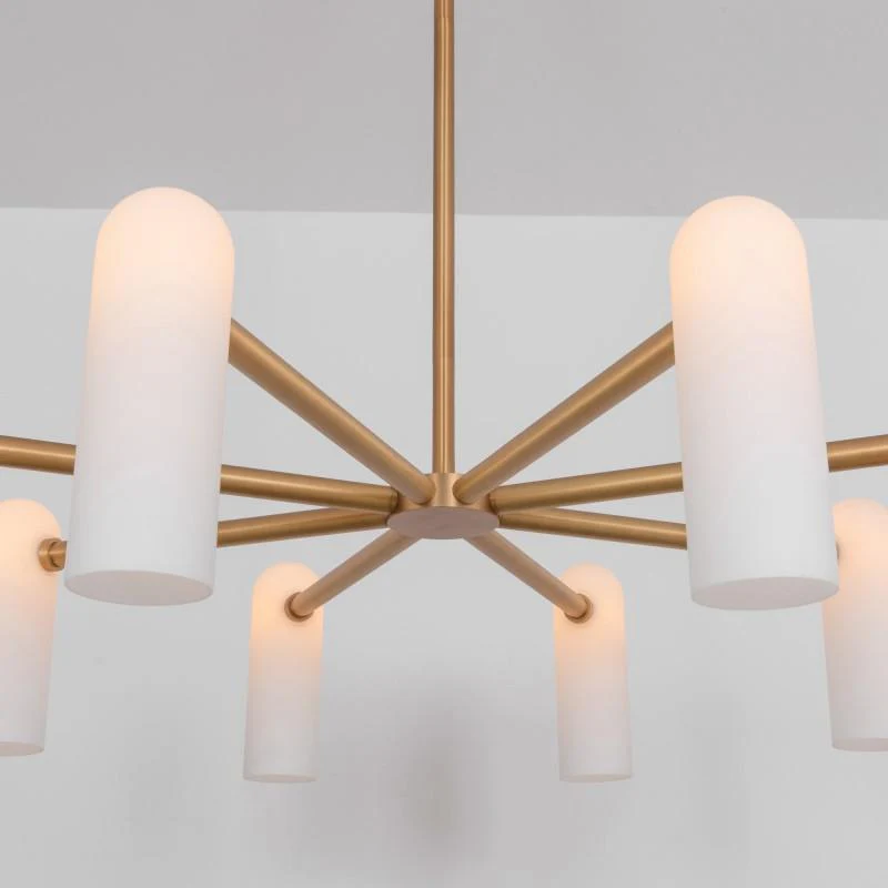 Odyssey Round Modern Brass Chandelier - Image 8