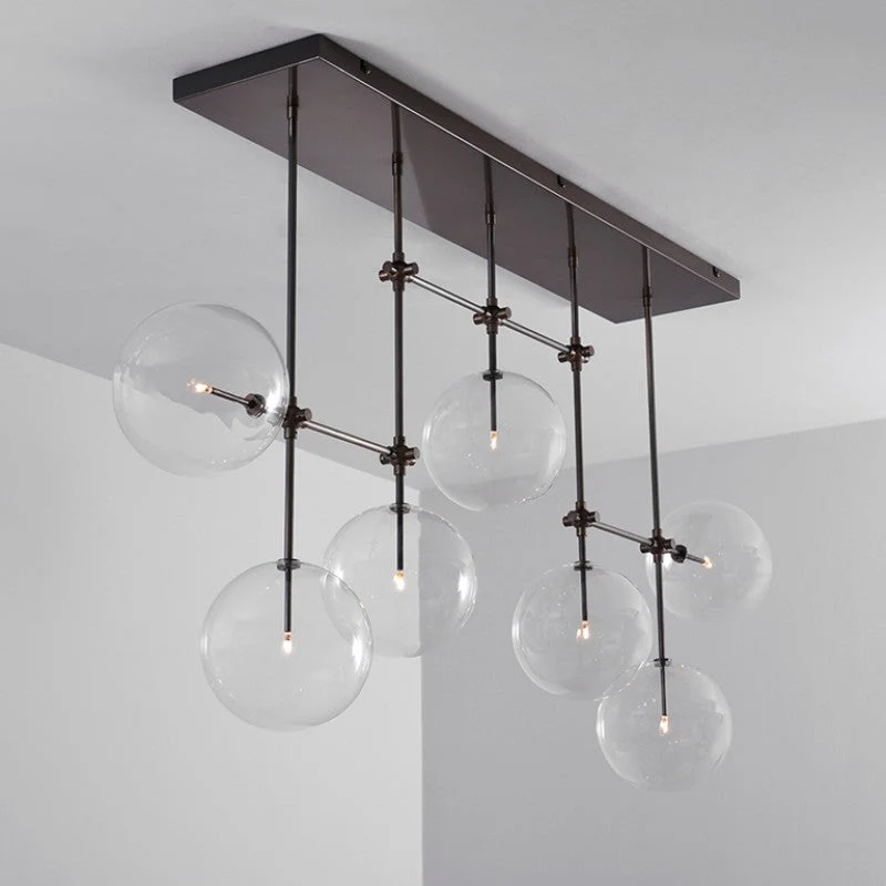 Soap B7 LG | 7-Light Modern Brass Chandelier - Image 3