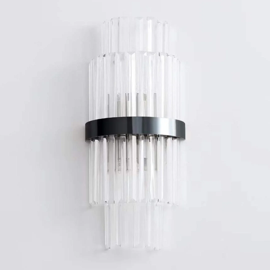 Gold Layered Crystal Wall Lamp - Image 21