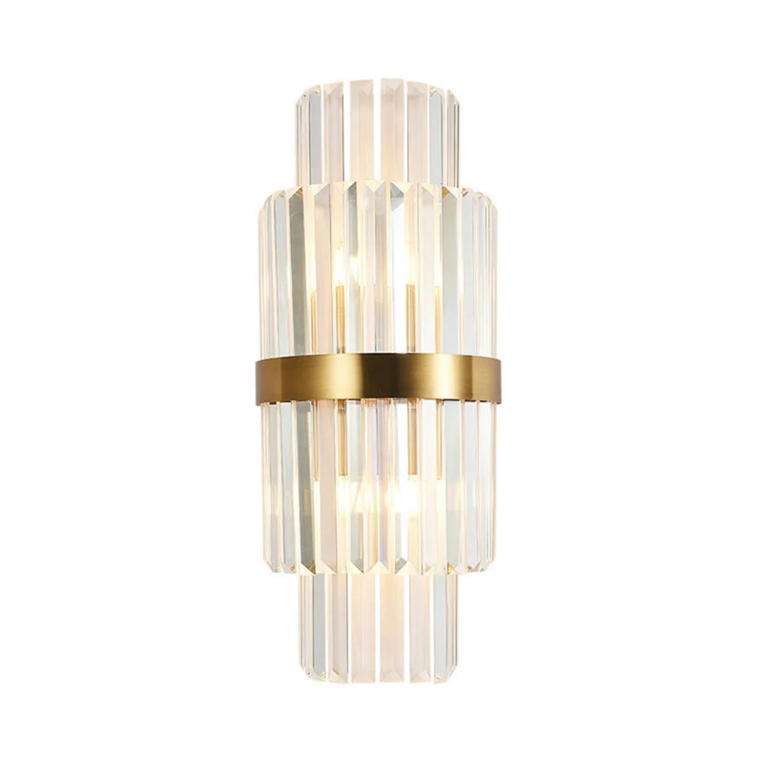 Gold Layered Crystal Wall Lamp - Image 24