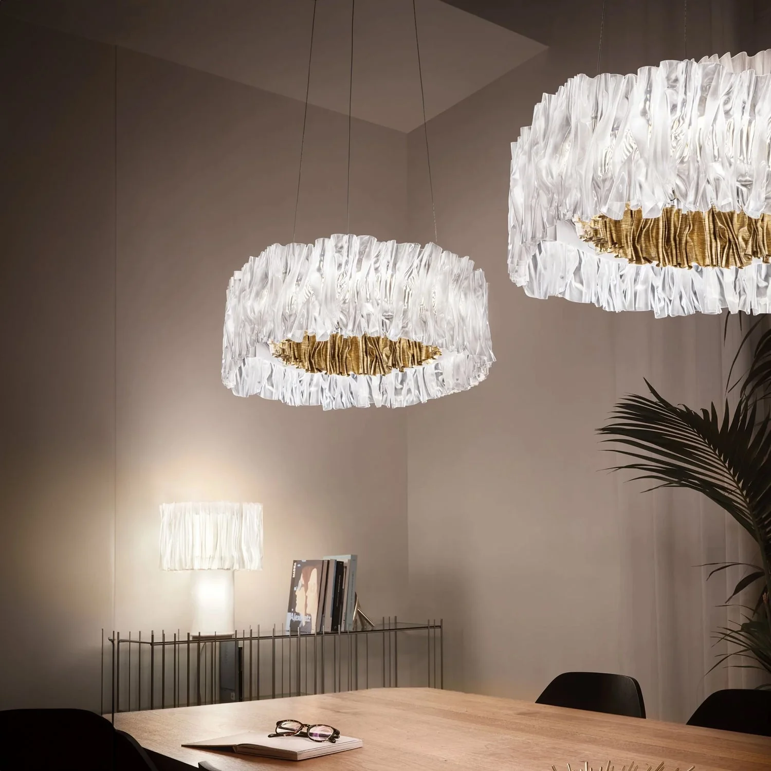 Accordéon Suspension Silver Pendant Light - Image 11