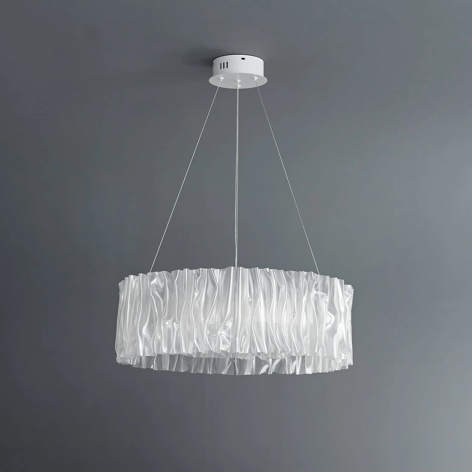 Accordéon Suspension Silver Pendant Light - Image 15