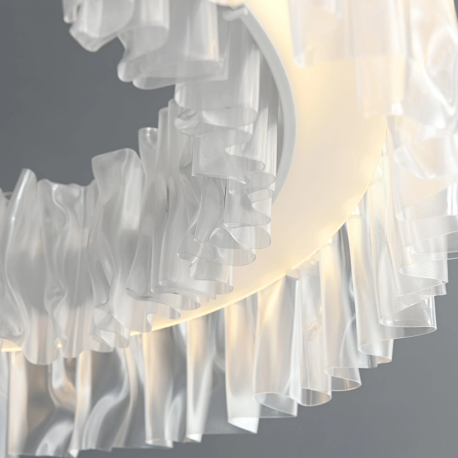 Accordéon Suspension Silver Pendant Light - Image 16