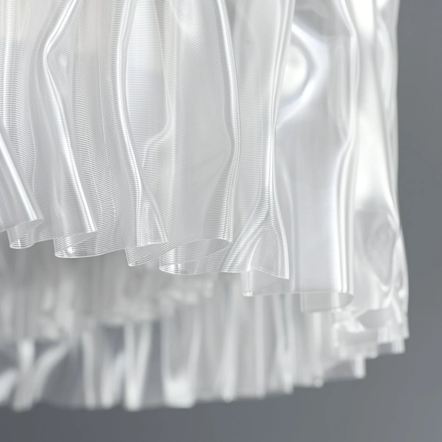 Accordéon Suspension Silver Pendant Light - Image 17