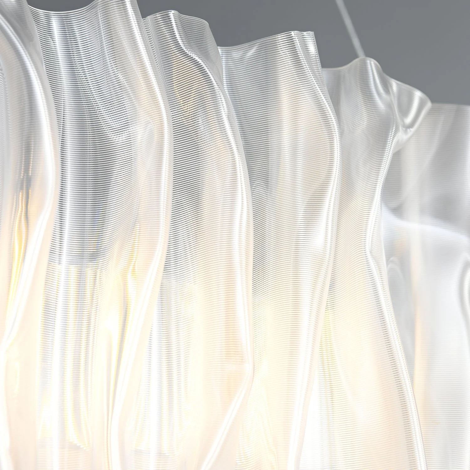 Accordéon Suspension Silver Pendant Light - Image 18