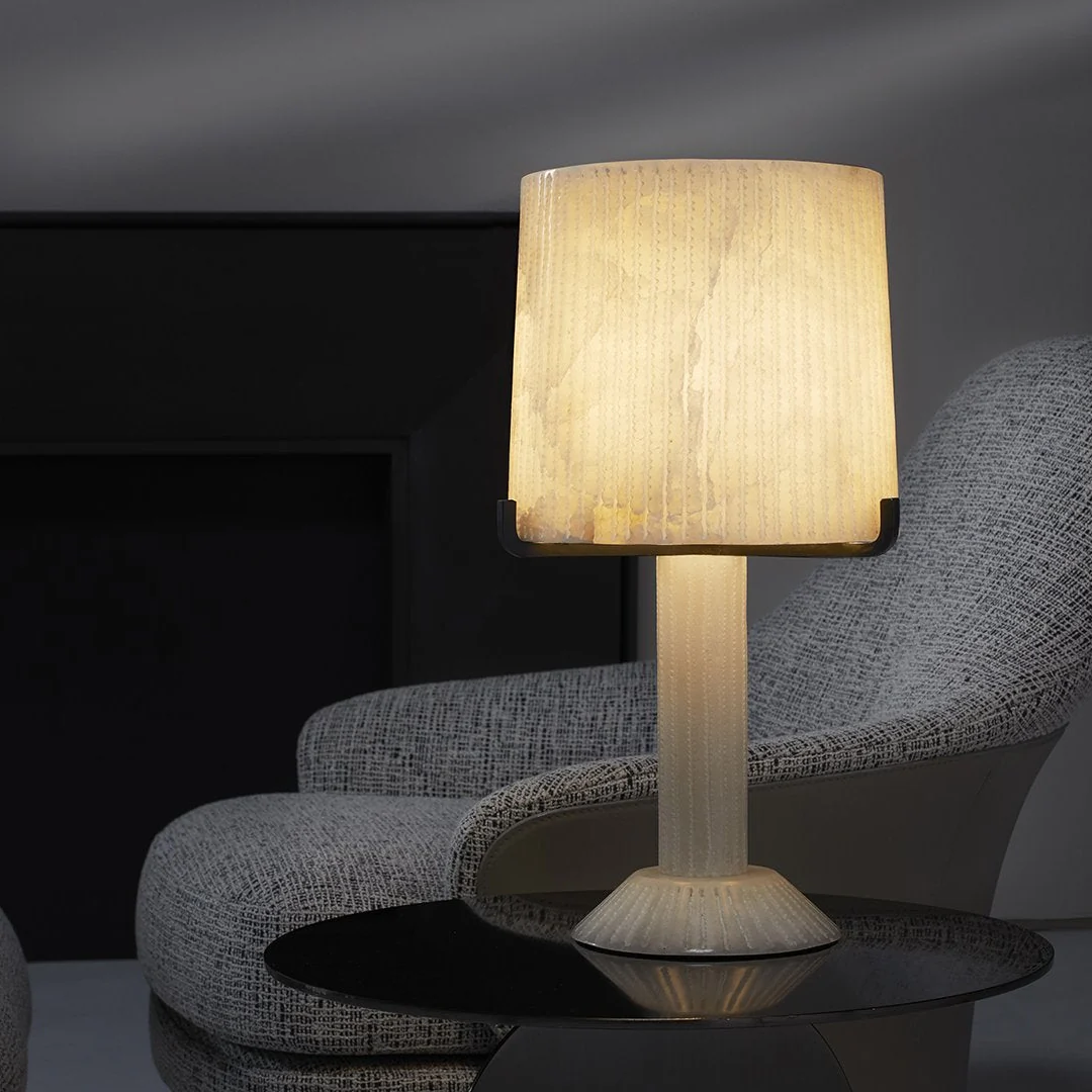 Acropolis Alabaster Table Lamp - Image 4