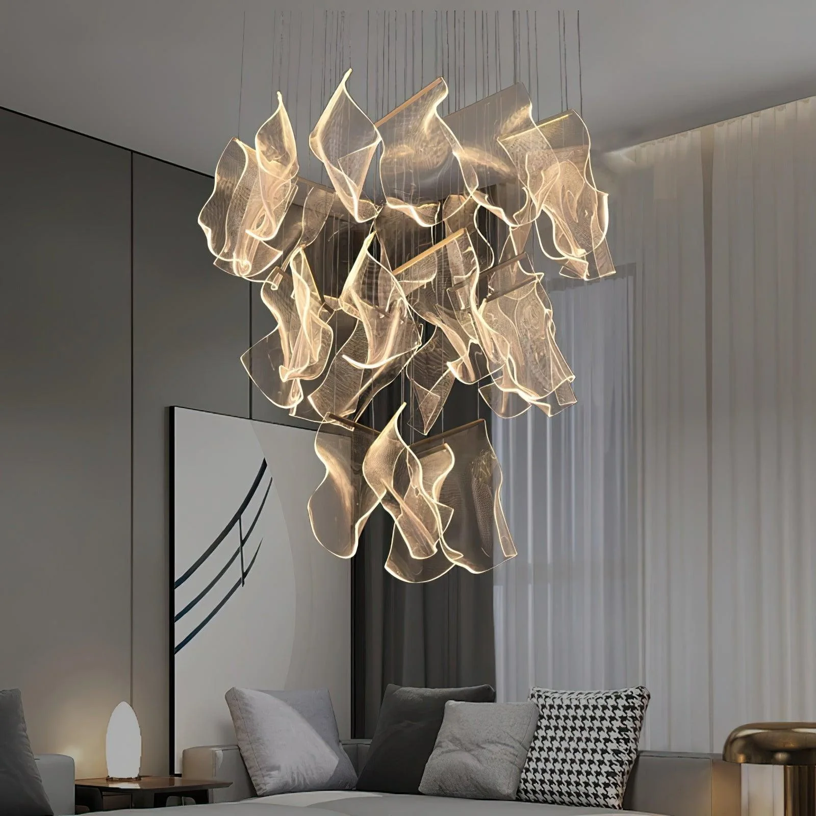 Acrylic LED Chandelier - Image 2