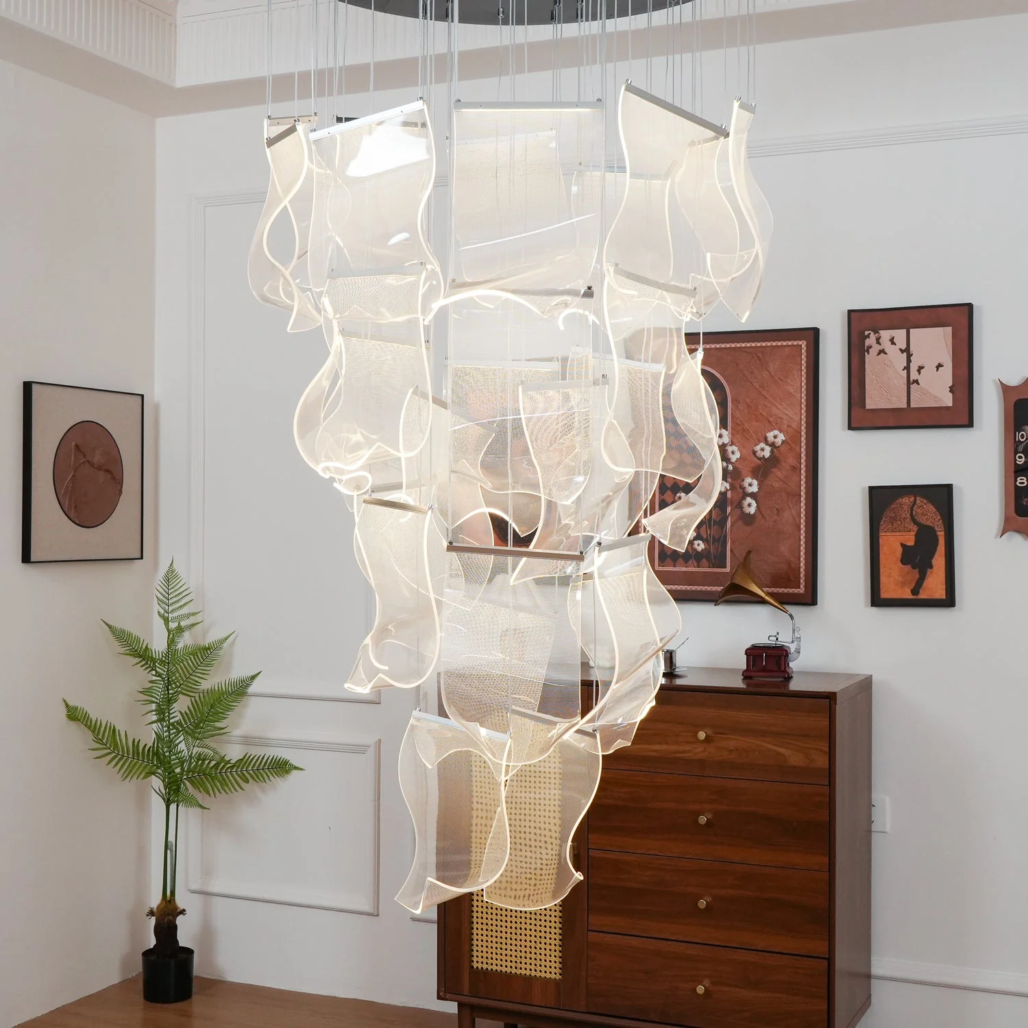 Acrylic LED Chandelier - Image 3