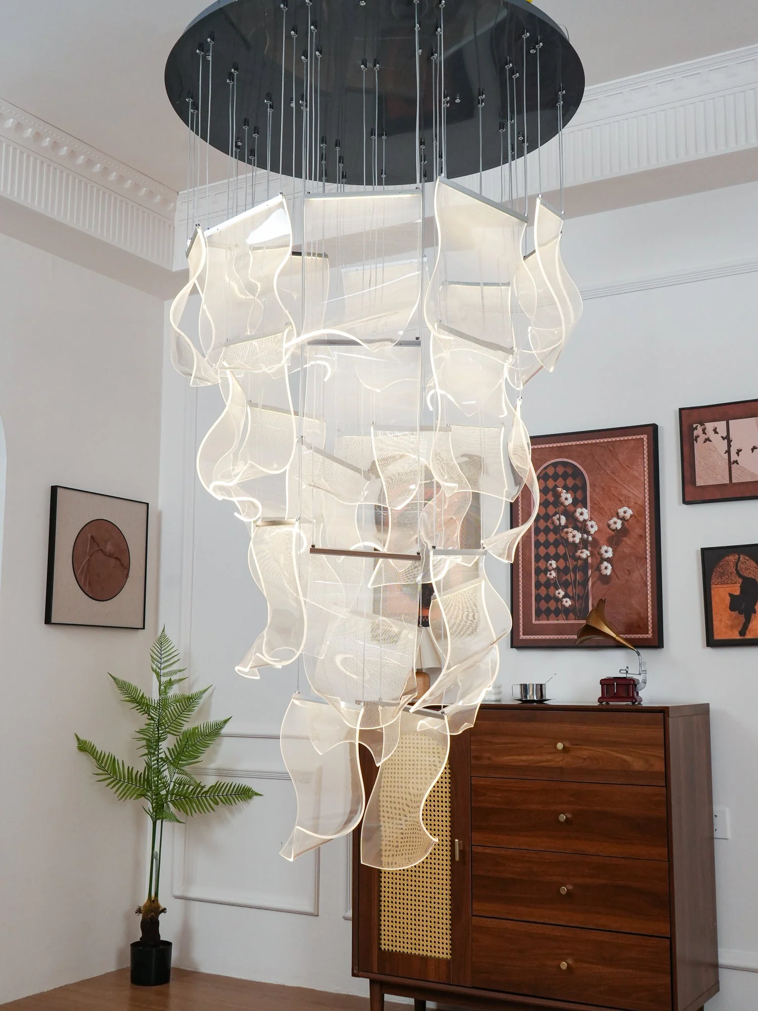 Acrylic LED Chandelier - Image 56