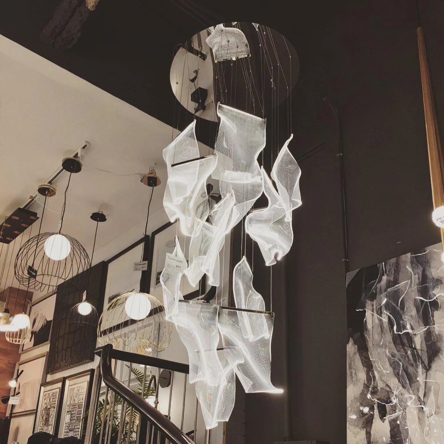 Acrylic LED Chandelier - Image 8