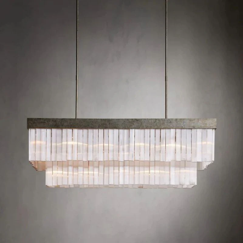 Adam Large Rectangular Chandelier - Image 4