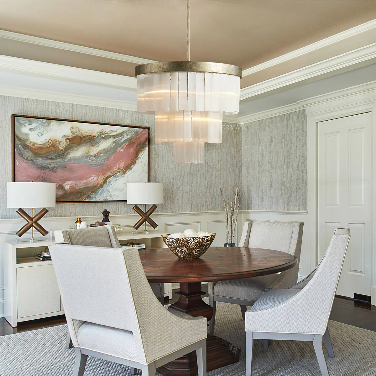 Adam Round Multi-tier Chandelier - Image 4