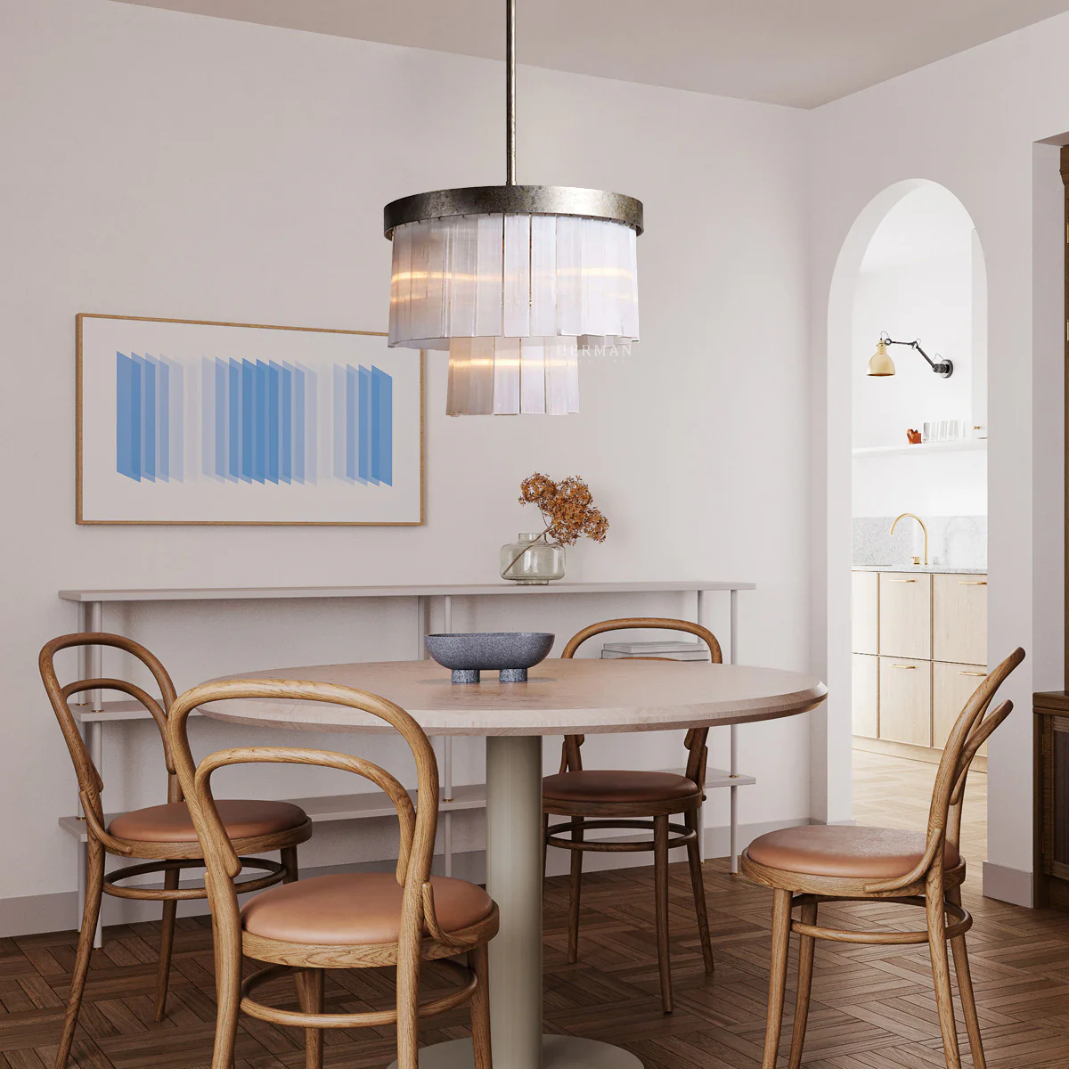 Adam Round Multi-tier Chandelier - Image 5