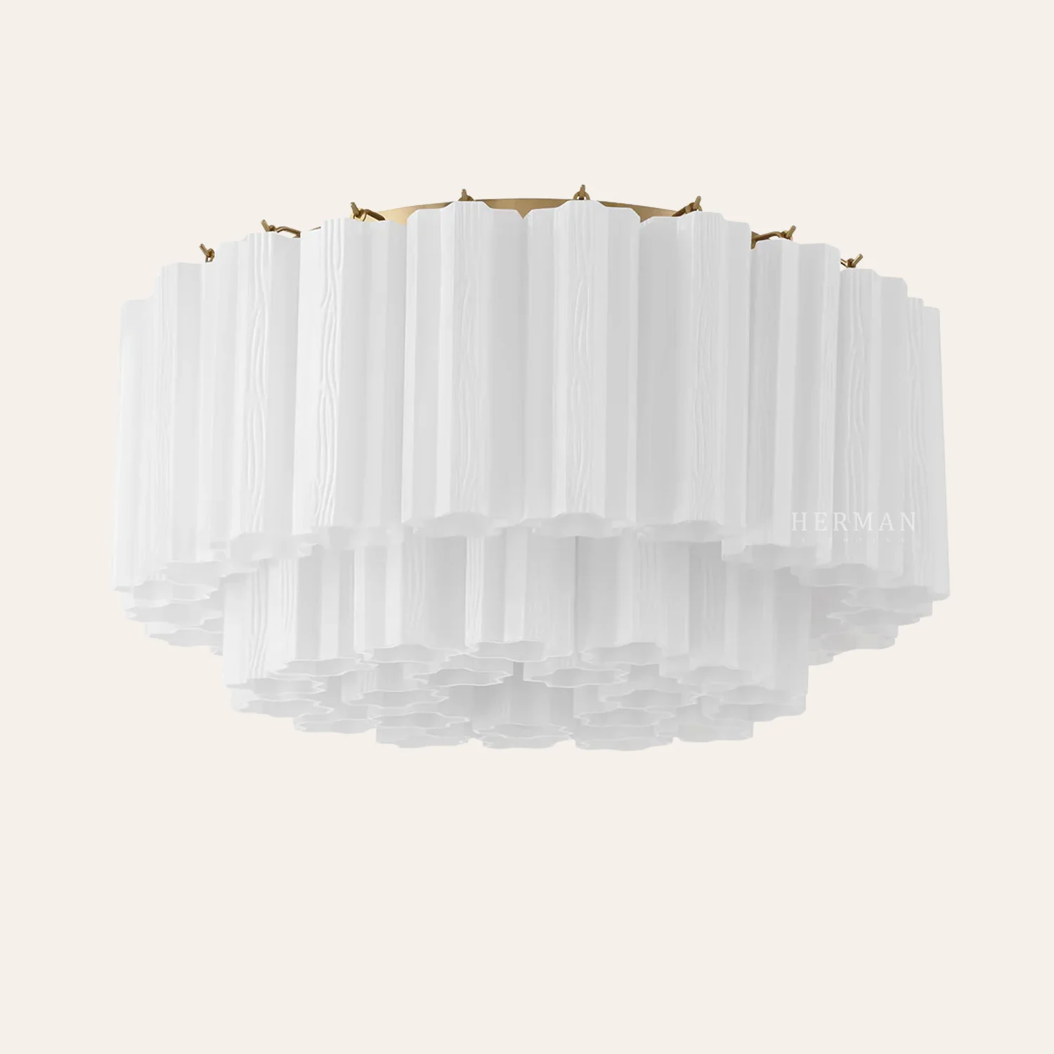 Addis Murano Glass Flushmount 22"/32" - Image 10