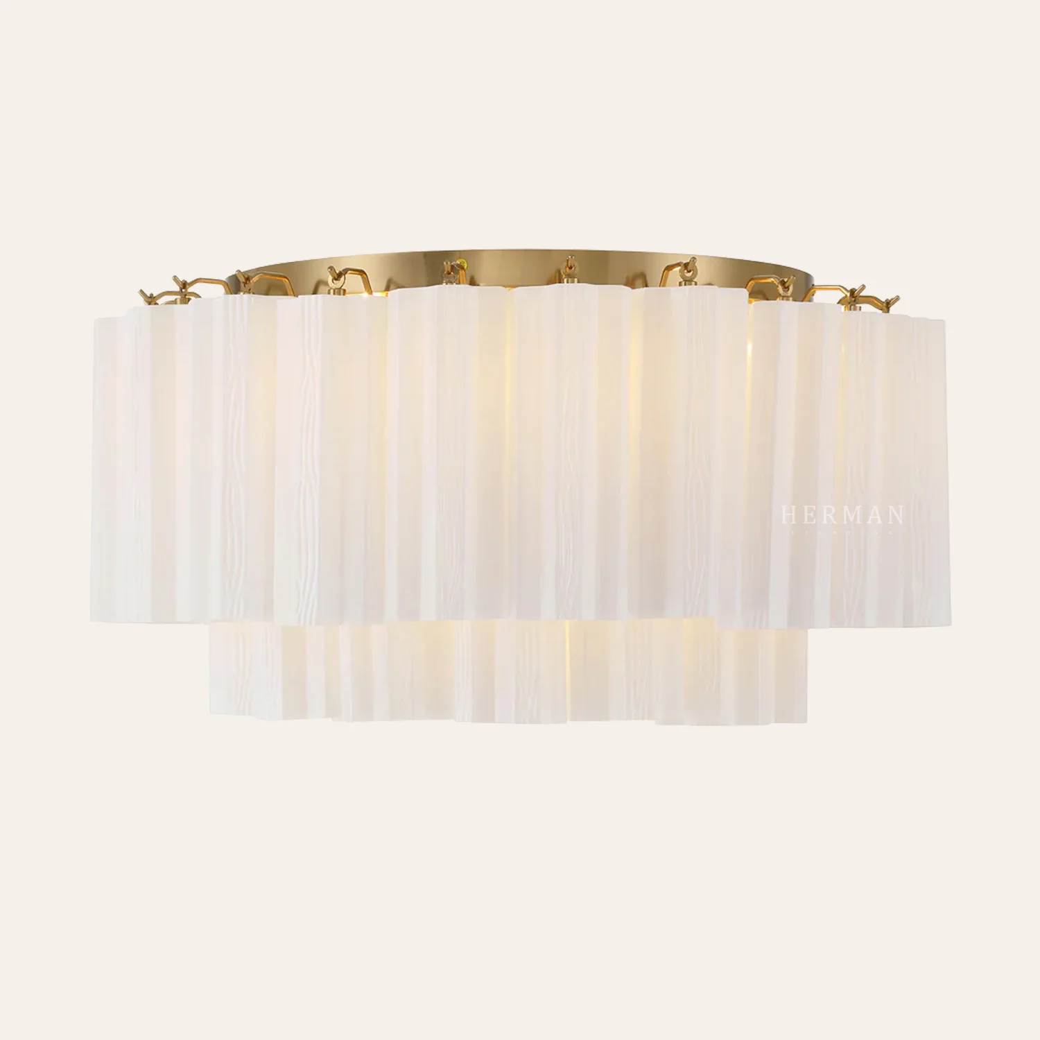 Addis Murano Glass Flushmount 22"/32" - Image 11