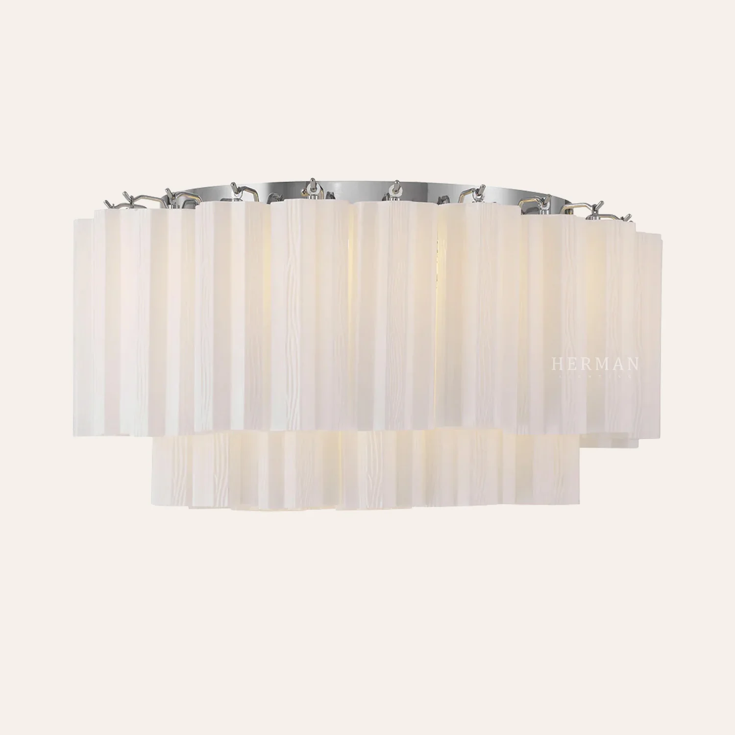 Addis Murano Glass Flushmount 22"/32" - Image 14