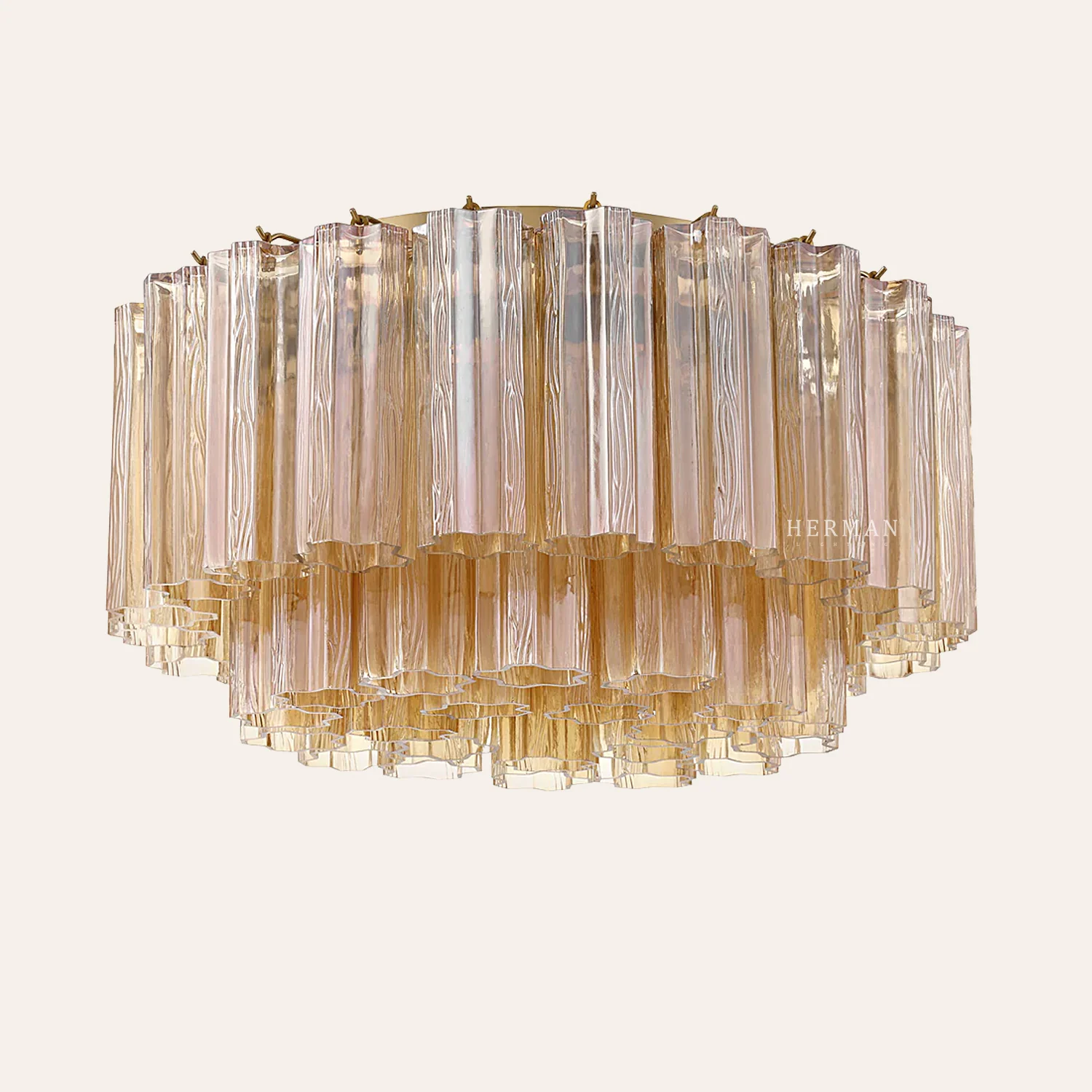 Addis Murano Glass Flushmount 22"/32" - Image 25