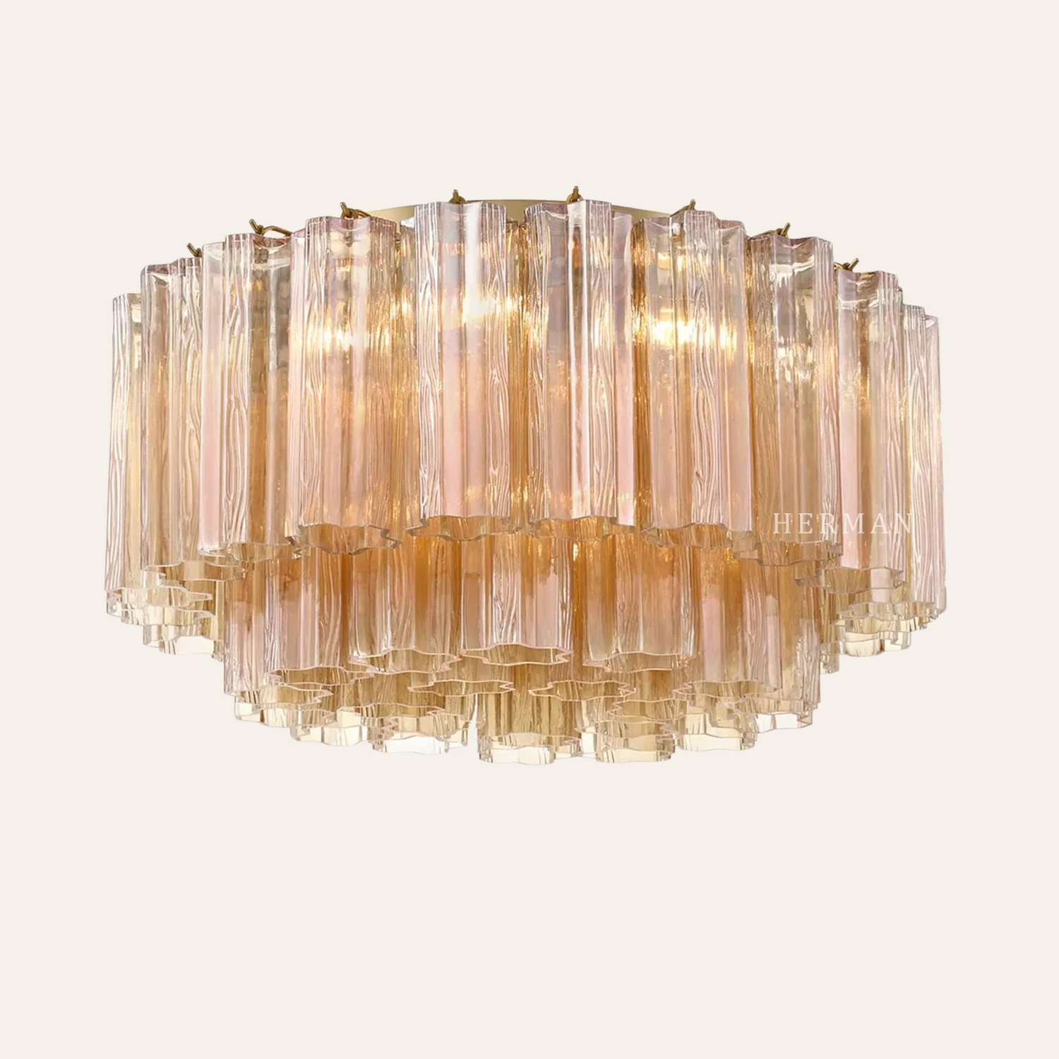 Addis Murano Glass Flushmount 22"/32" - Image 27