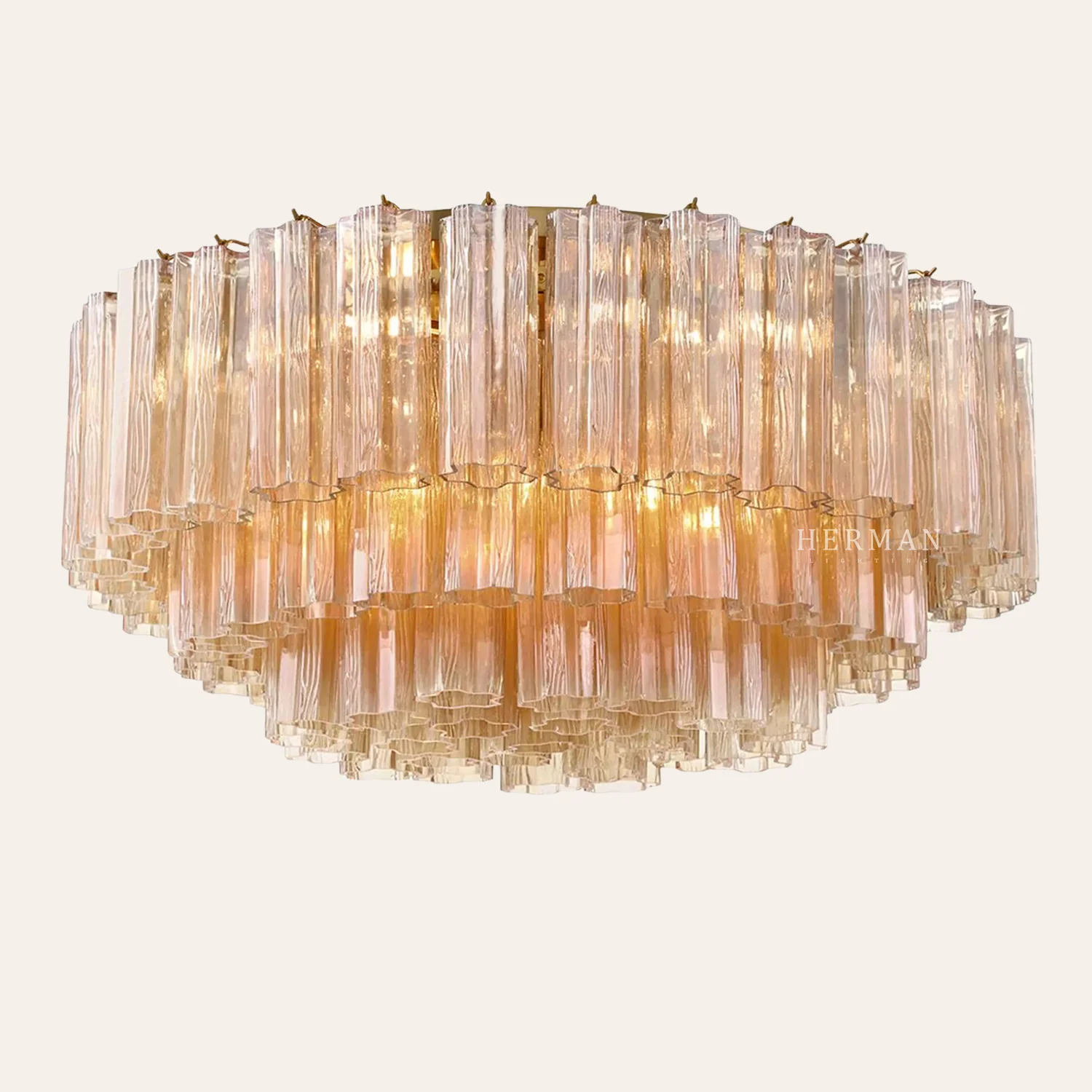 Addis Murano Glass Flushmount 22"/32" - Image 30