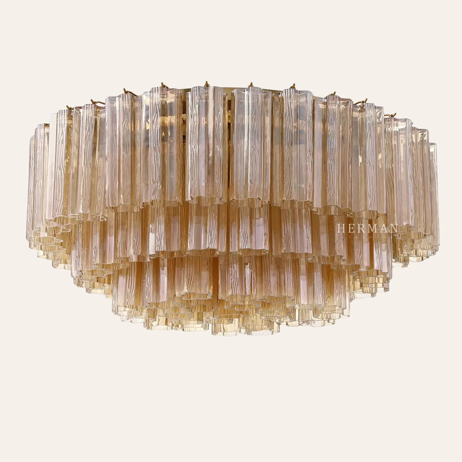 Addis Murano Glass Flushmount 22"/32" - Image 31