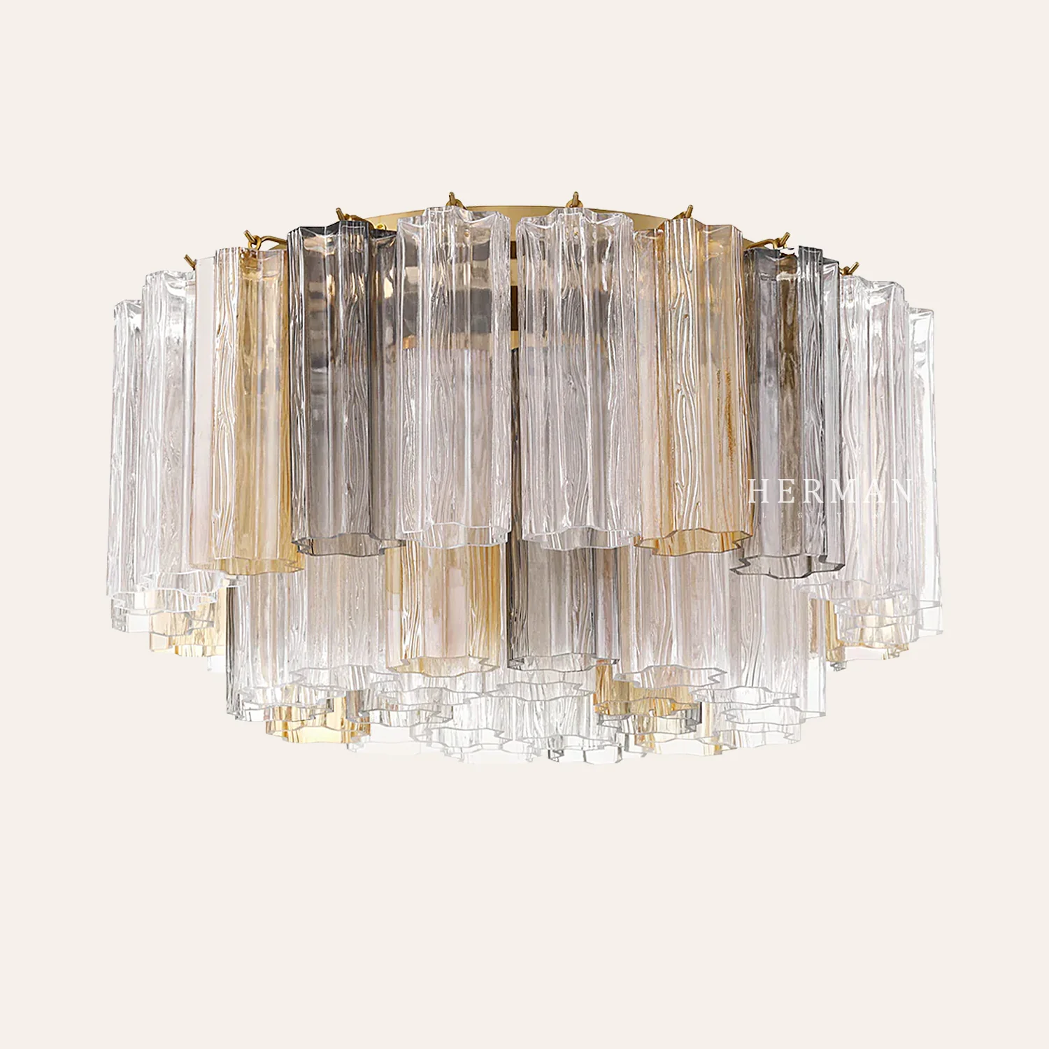 Addis Murano Glass Flushmount 22"/32" - Image 36