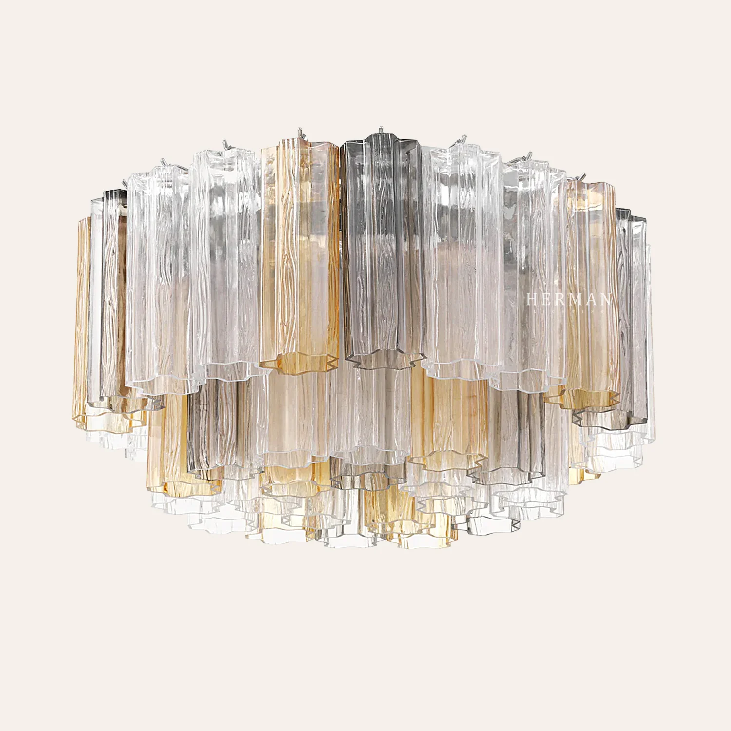 Addis Murano Glass Flushmount 22"/32" - Image 41