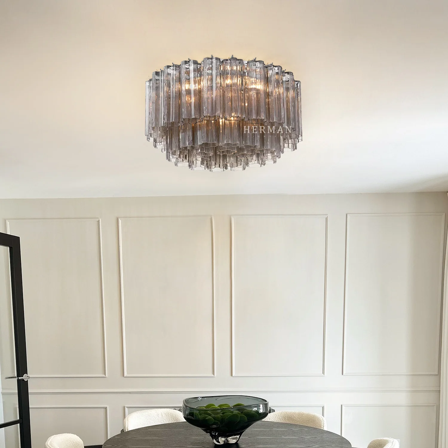 Addis Murano Glass Flushmount 22"/32" - Image 5