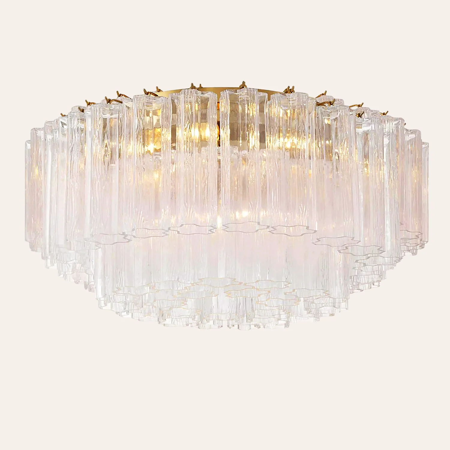 Addis Murano Glass Flushmount 22"/32" - Image 55