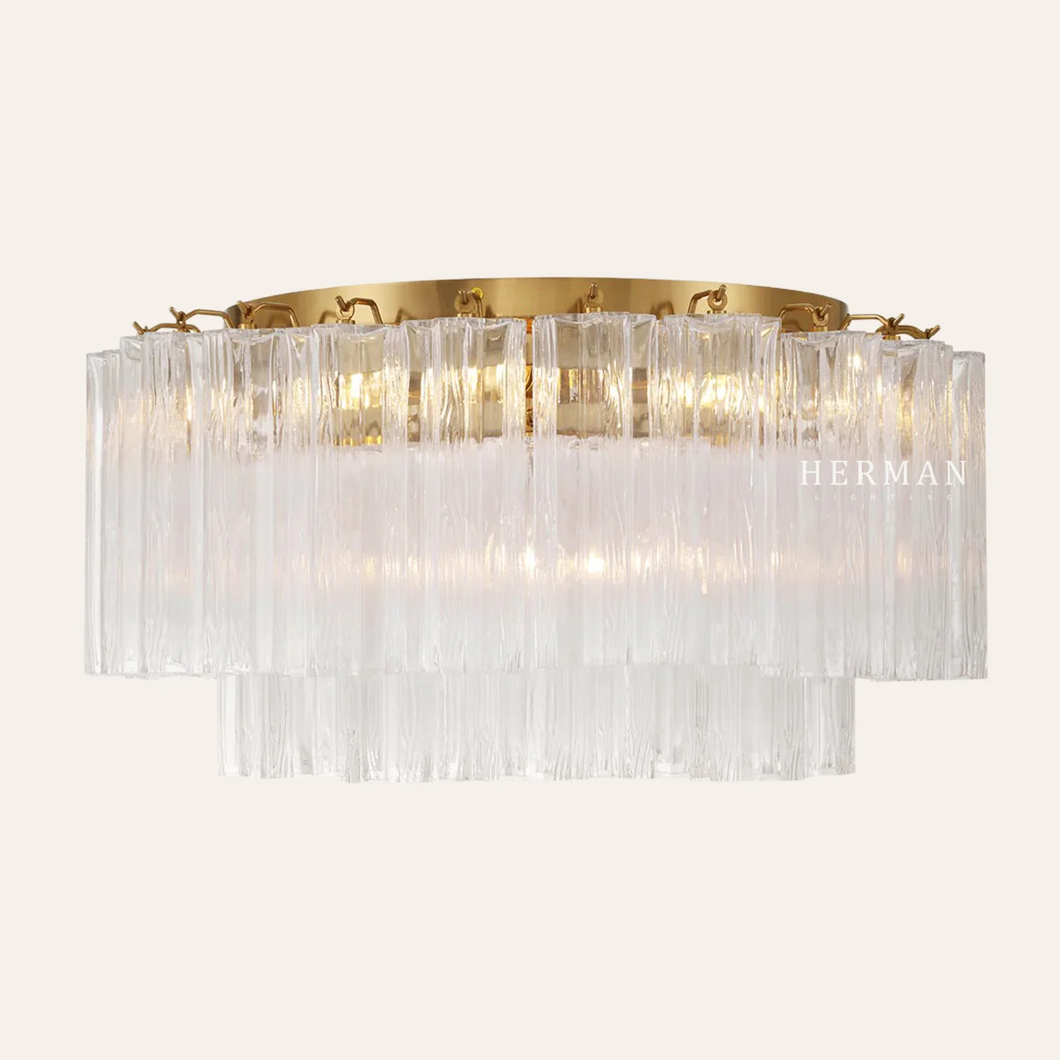 Addis Murano Glass Flushmount 22"/32" - Image 56