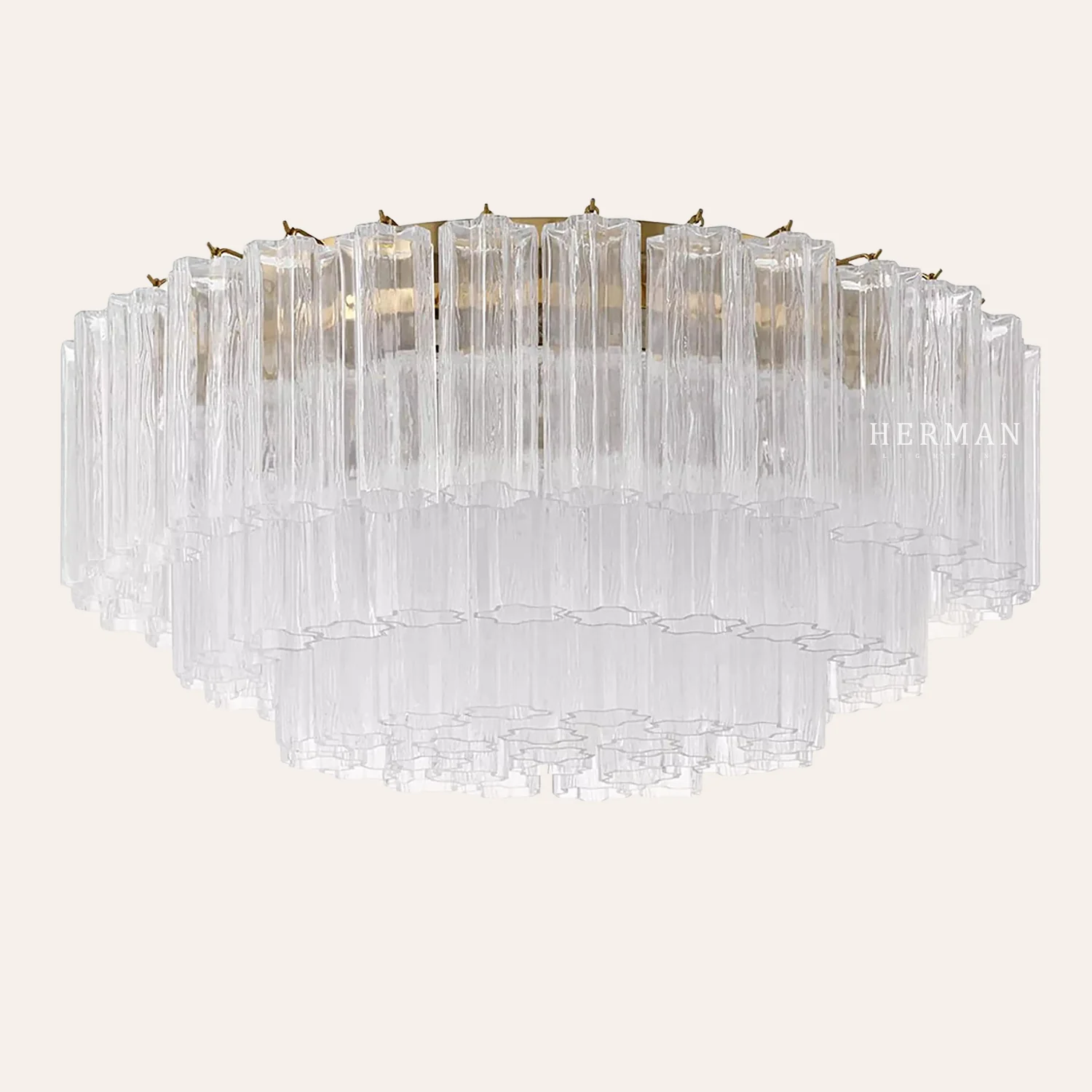 Addis Murano Glass Flushmount 22"/32" - Image 57