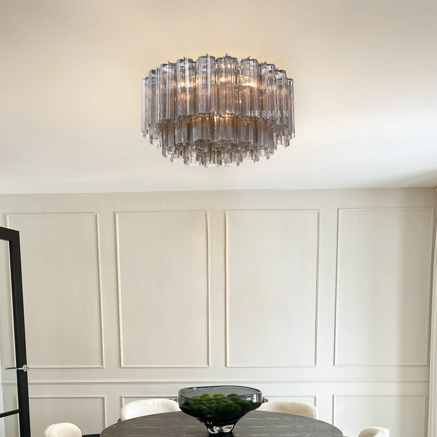 Addis Murano Glass Flushmount 22"/32" - Image 63