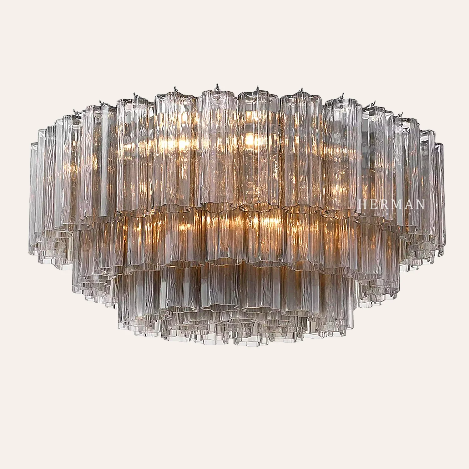 Addis Murano Glass Flushmount 22"/32" - Image 75