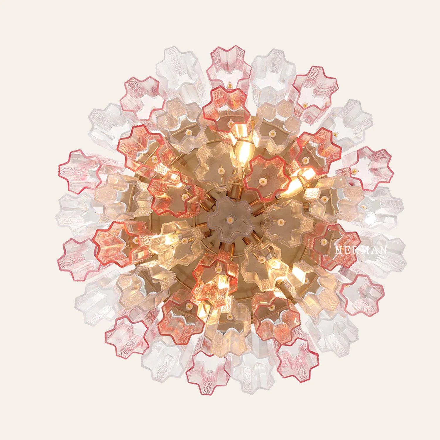Addis Murano Glass Flushmount 22"/32" - Image 80