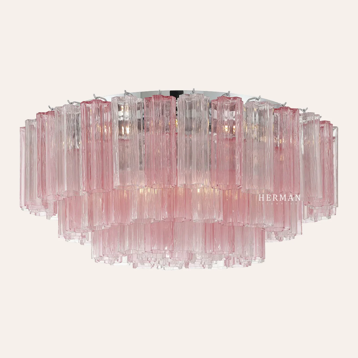 Addis Murano Glass Flushmount 22"/32" - Image 84