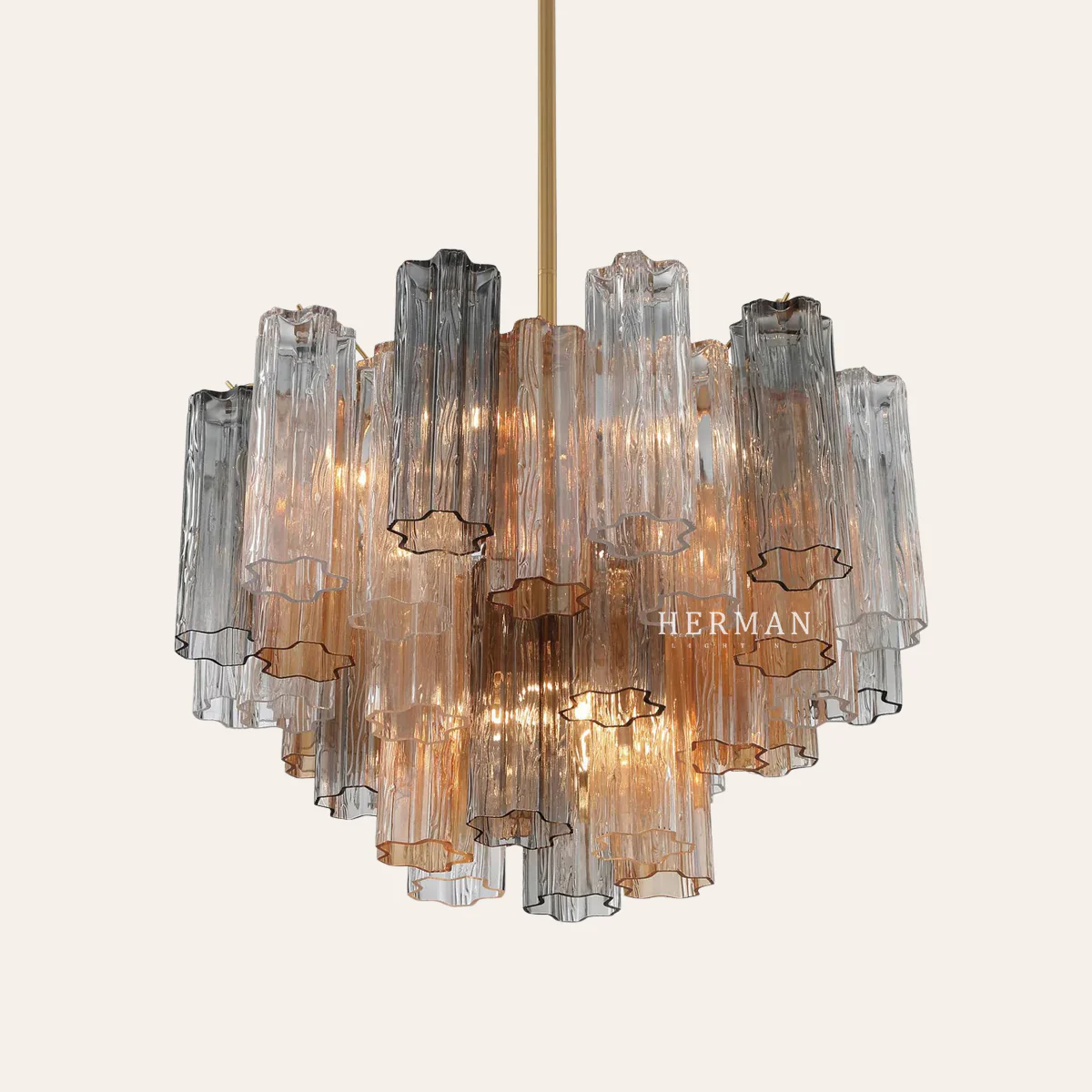 Addis Murano Glass Chandelier 17.8" 19.8" 22" 26.8" 32''D - Image 15