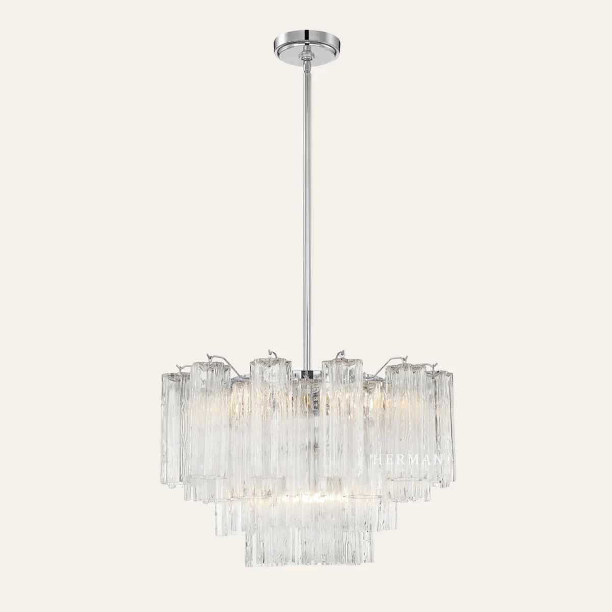 Addis Murano Glass Chandelier 17.8" 19.8" 22" 26.8" 32''D - Image 35
